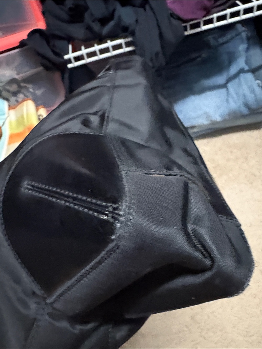 Prada Black Nylon and Leather Trim Tote - Picture 6 of 7